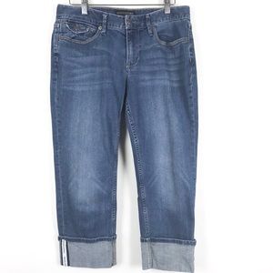 Banana Republic Crop Capri Jeans 28 Women Cuff